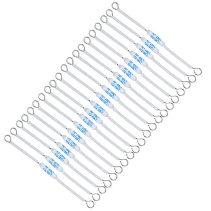 Fusible Thermique en Céramique de 4 Pièces, Fusible Céramiquede Fusible carré pour les Appareils électroménagers D'industrie électrique de Transformateurs de Moteur 250V 15A