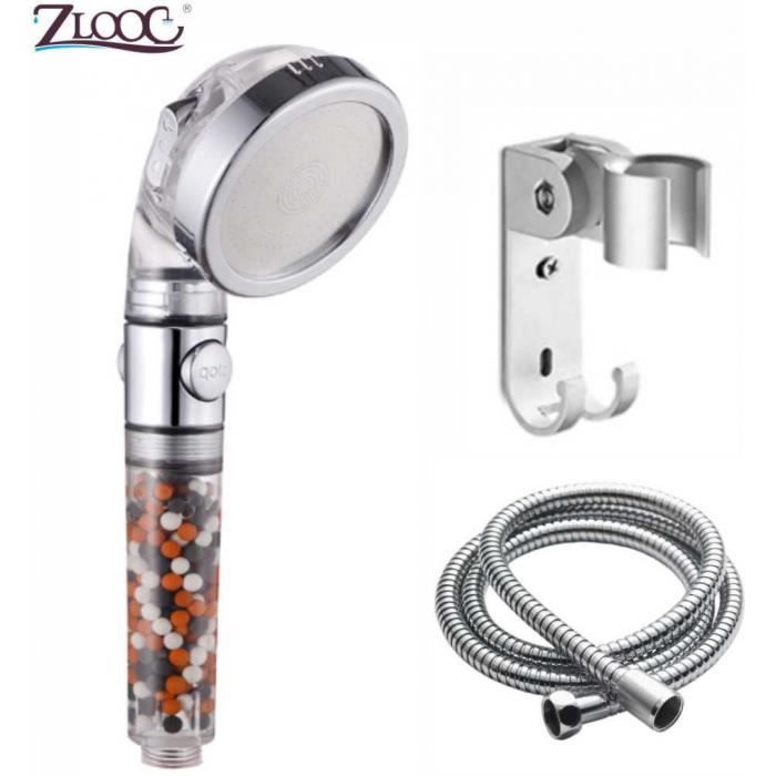 Neuf Tourmaline Boules Filtre Douche Tête Eau Économie 3 Modes