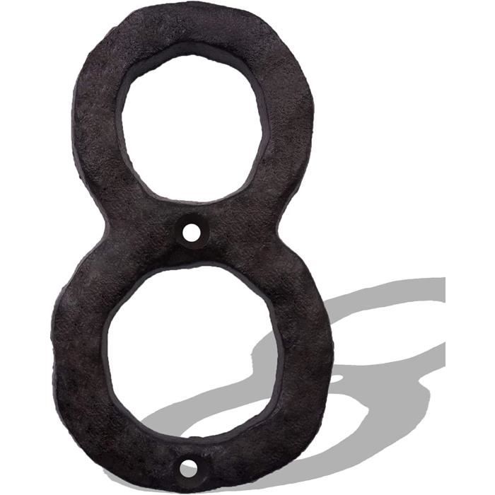 Numéros De Maison En Fonte - 14 Cm - Robuste - En Relief