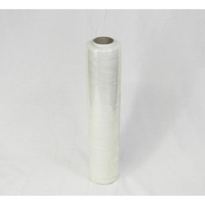 D-Work Film Étirable Alimentaire 30cm X 300m Avec ZIPCUT - PVC Sans Phtalates 8 Microns