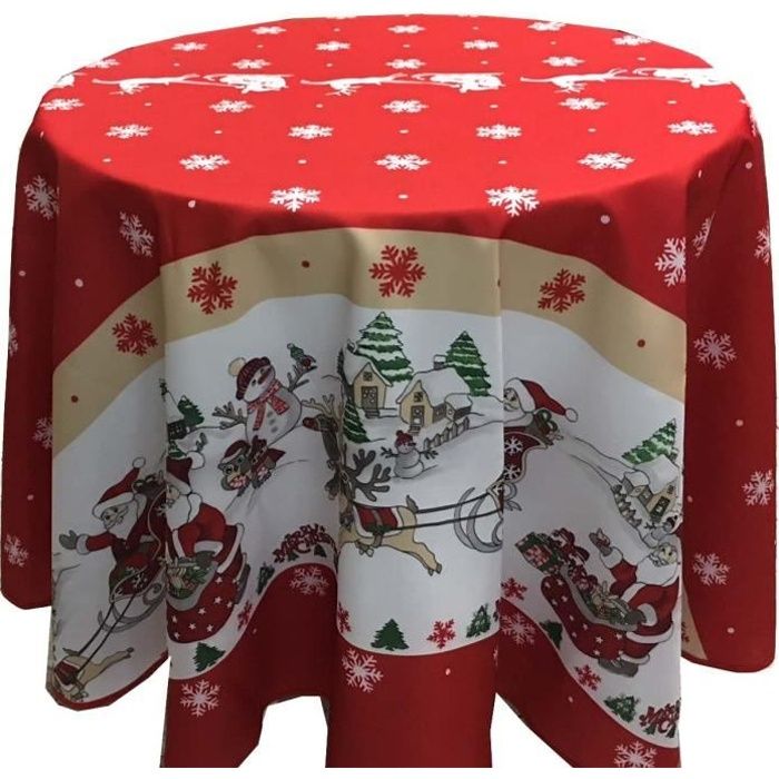 Nappe De Noel Carre Achat Vente Pas Cher