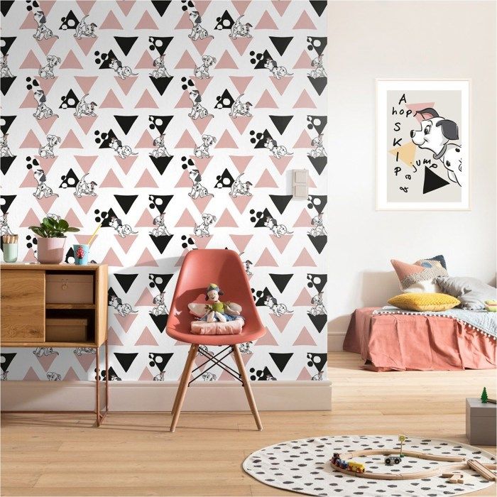 Papier Peint Intisse Chambre Bebe Les 101 Dalmatiens Disney 0 X 280 Cm Cdiscount Bricolage