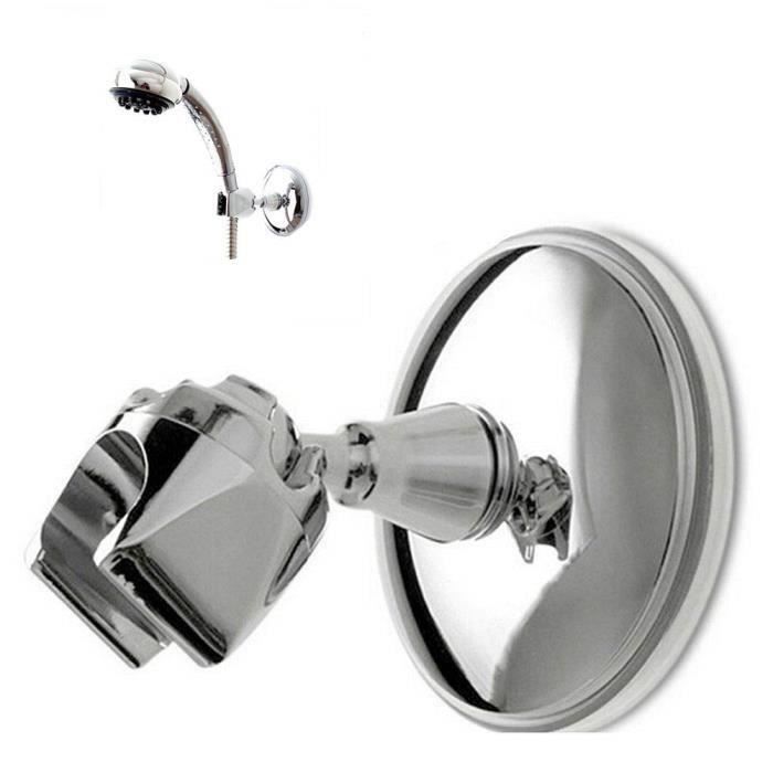 pej 1 piece support de douche ventouse de douche reglable support mural universel pour pommeau de douche accessoire de salle cdiscount bricolage