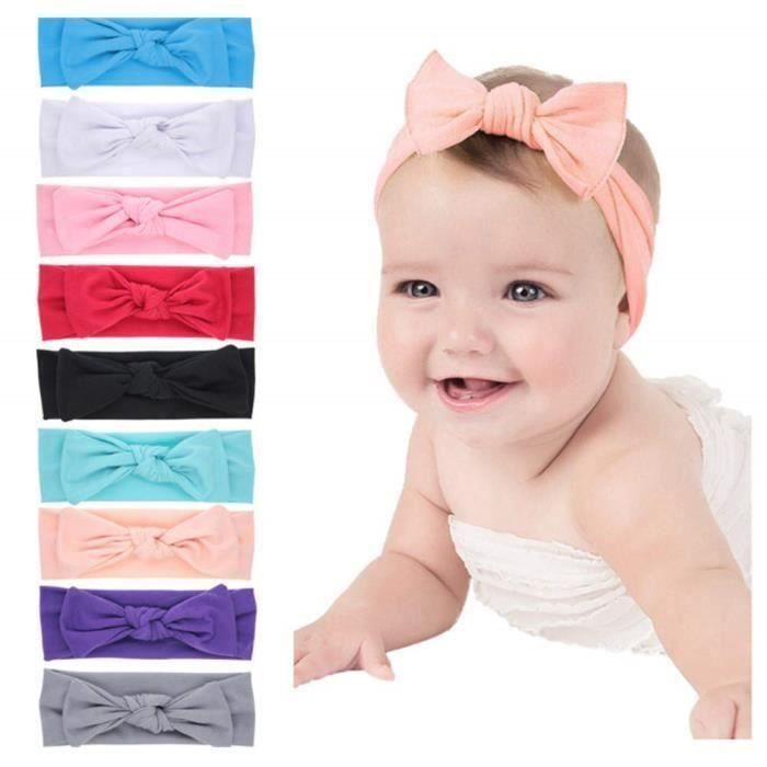Eesiom Lot De 8 Bandeau Bebe Fille Cheveux Lapin Oreille Kawaii Elastique Hairband Enfant Serre Tete Accessoires Naissanud2503 Cdiscount Au Quotidien