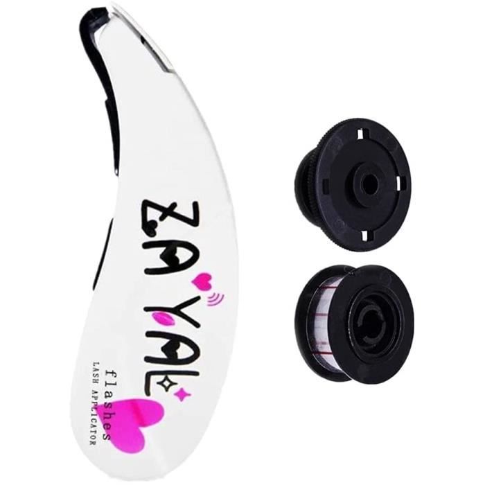 Miroir à Cils Professionnel Avec Strass | Pour Extensions Et Maquillage | Manche Long Alliage | Portable Et Stylé