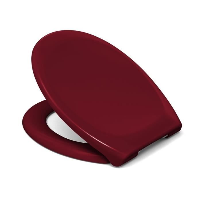 abattant wc rouge