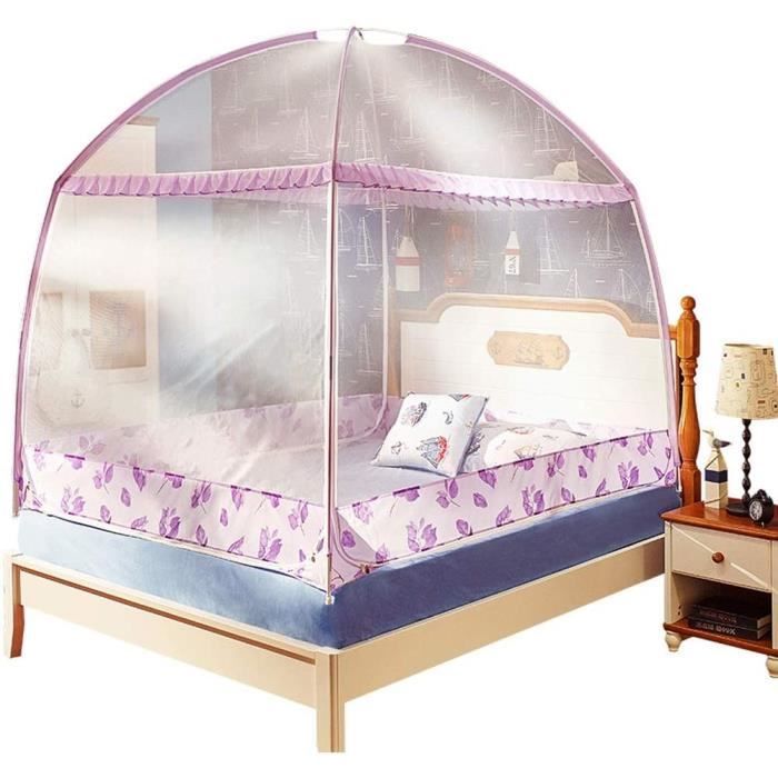 Tente De Lit Moustiquaire – 190x90x100 Cm, Pliable, Respirante, Occultante, Pour Adulte Ou Enfant