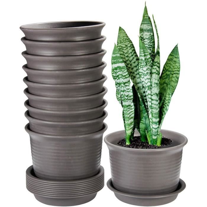 LATERN 3 Pièces Pot de Fleurs Suspendu en Plastique, 25c Pots de