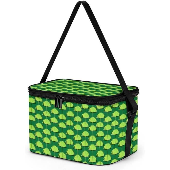 Petit Sac Isotherme Feuilles Vertes Plante Sac D Impression Pique