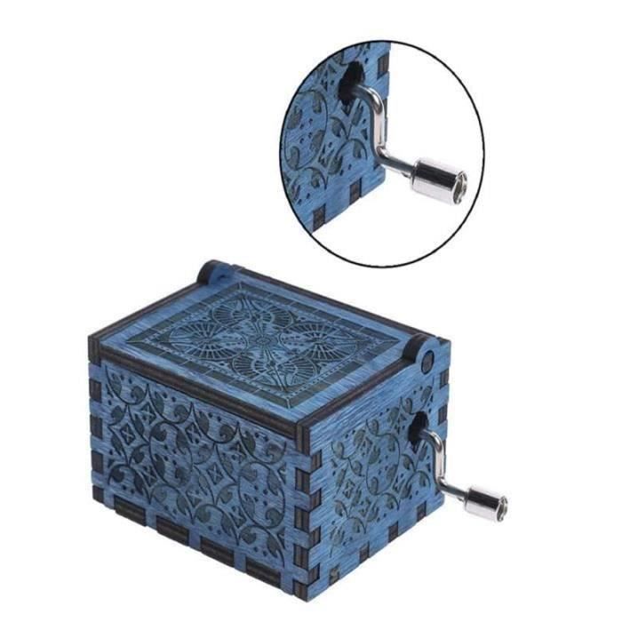 Bleu Boite A Musique En Bois A Manivelle Avec Harry Potter Lia3631 Cdiscount Puericulture Eveil Bebe