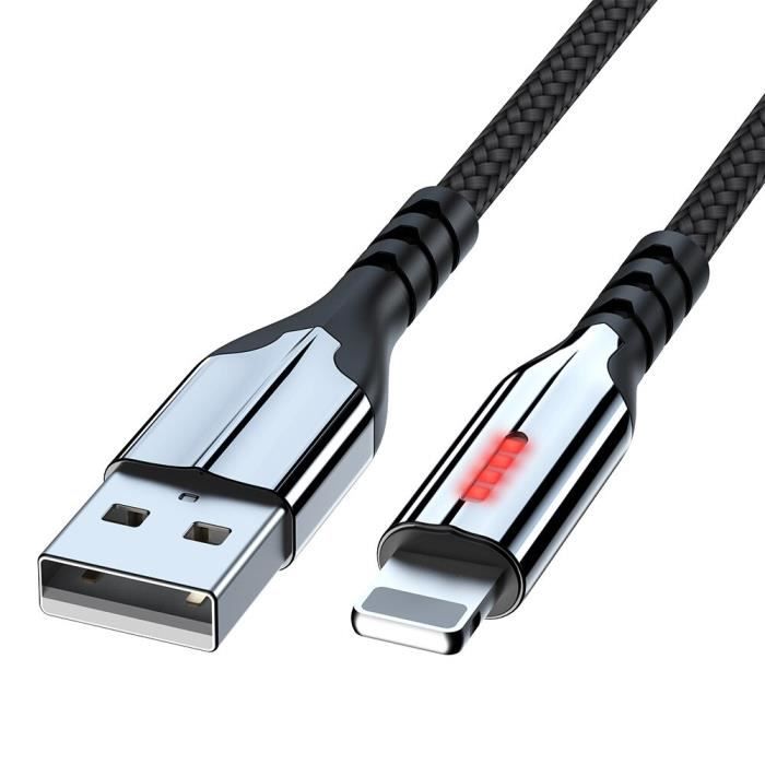 USB Câble Type C 8pin Chargeur Rapid 1m 2m pour iPhone 7/8/XS/XR