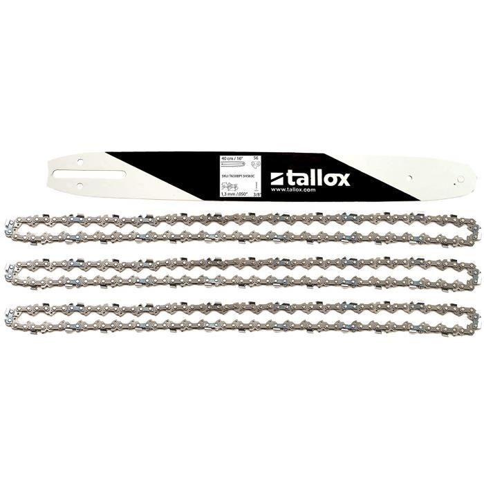 Guide De Chaîne Tronçonneuse Sägenspezi Solid Drive 58cm 3/8" 80 Maillons 1.5mm + 2 Chaînes Gouge Carrée - Pour Dolmar CA (Type 113)