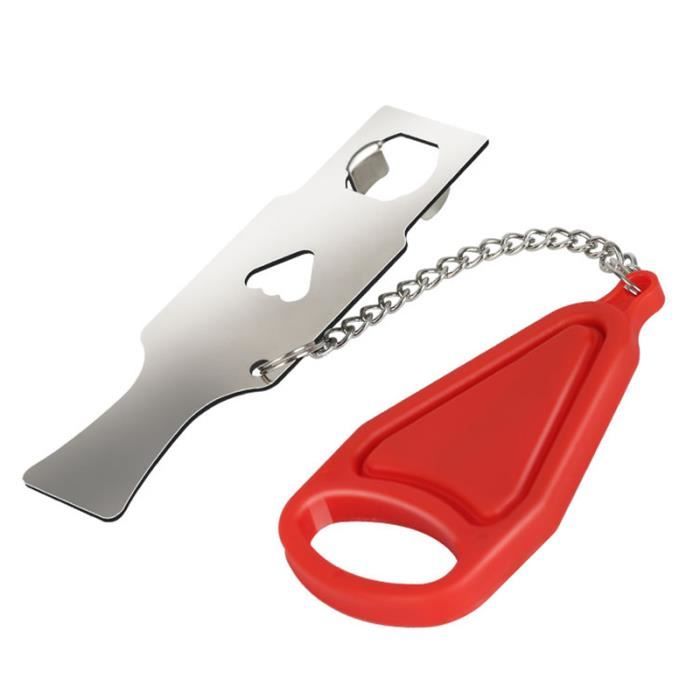 Lot De 2 Sécurités De Porte Sandiyago - Chaîne De Sécurité + Bloque-porte - Acier Inoxydable - Pour Maison, Voyage, Hôtel