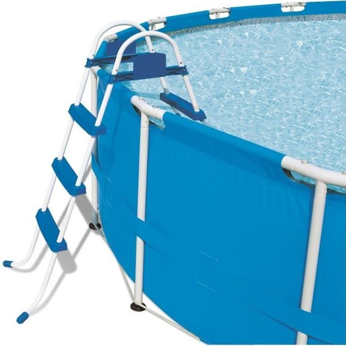 Bestway Echelle de sécurité 2 x 4 marches pour piscine hauteur 122 cm - vue 3