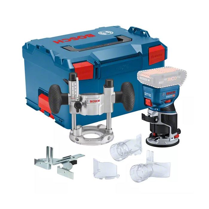 Affleureuse sans fil GKF 18V 8 BOSCH sans batterie ni chargeur accessoire Boxx 06016C2003