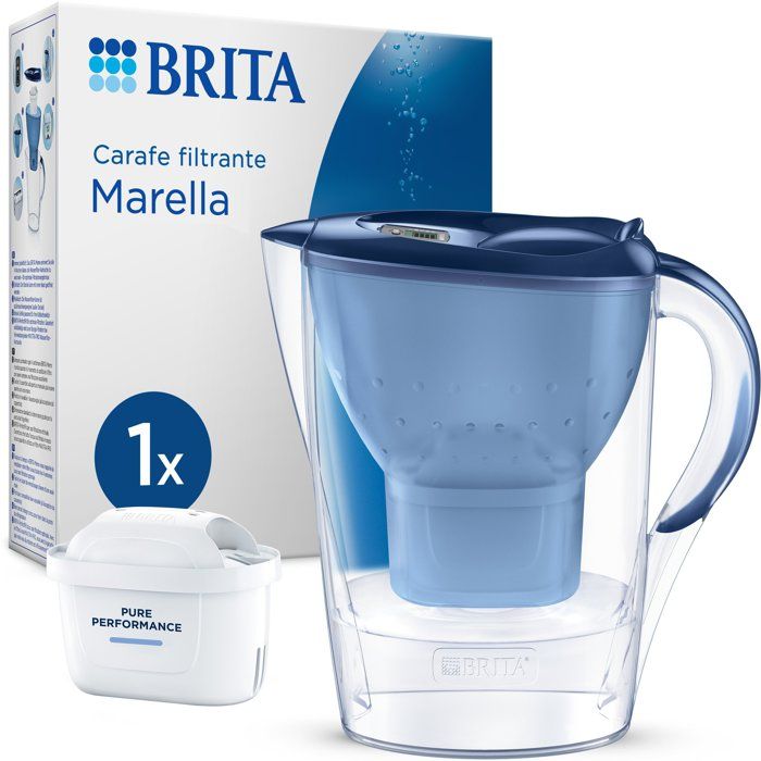 Carafe Filtrante Brita Marella 4 – 2.4L, 1 Filtre MAXTRA Pro Inclus - vue 3