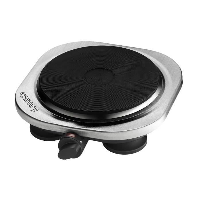 Cuisinière électrique - CAMRY - CR 6510 - 1500 W - Noir - Réglage de température