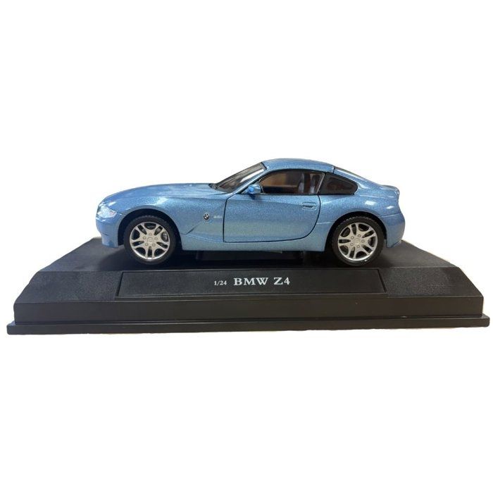 Voiture miniature de collection - CARARAMA - BMW Z4 - Métal Bleu - 1/24