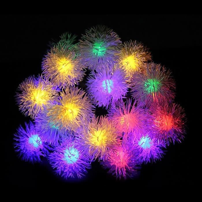 Décoration De Noël Guirlande Lumineuse Extérieure Solaire Guirlande