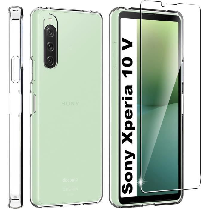 Coque Rigide Avizar Pour Sony Xperia 10 VI - Polycarbonate Anti-traces Jaune - Neuf