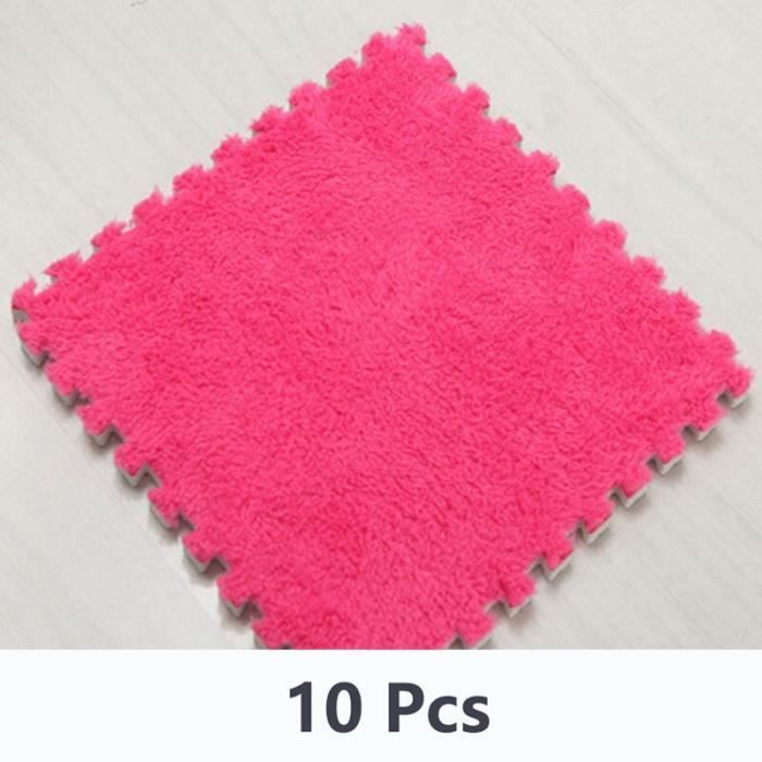 10Pcs/Lot Soft Plush Baby Play Mat Toys Eva Foam Infant Developing Mat
