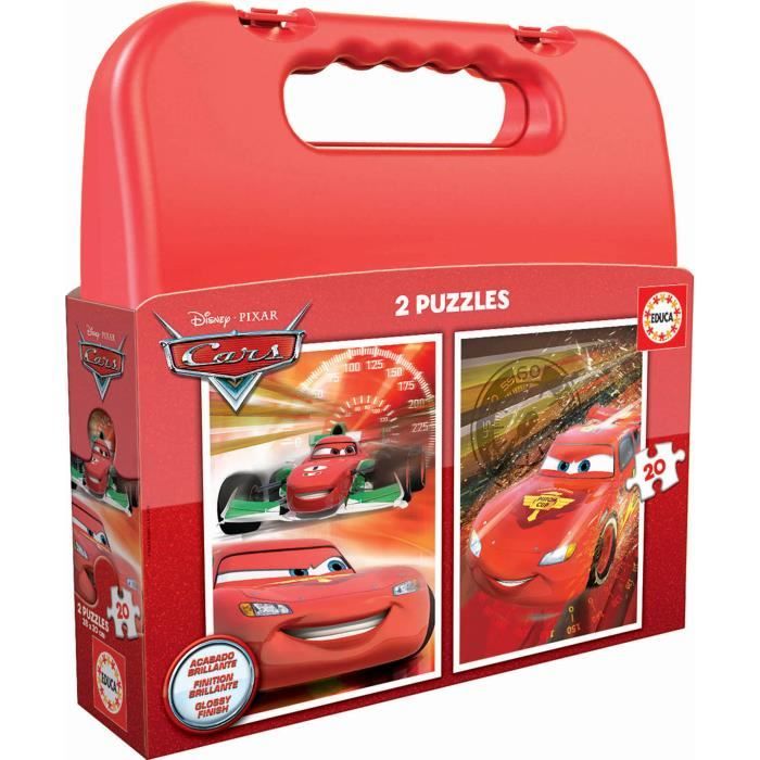 EDUCA - Malette Puzzles CARS 2x20pcs - Cdiscount Jeux - Jouets