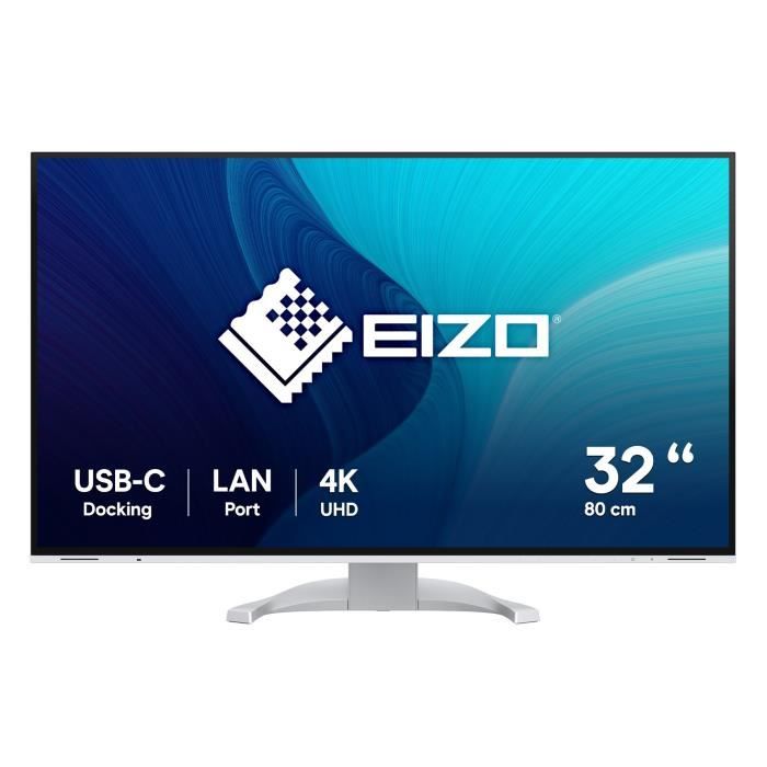 EIZO FlexScan EV3240X WT LED display 80 cm 31.5 3840 x 2160 pixels 4K Ultra HD LCD Neuf - vue 5