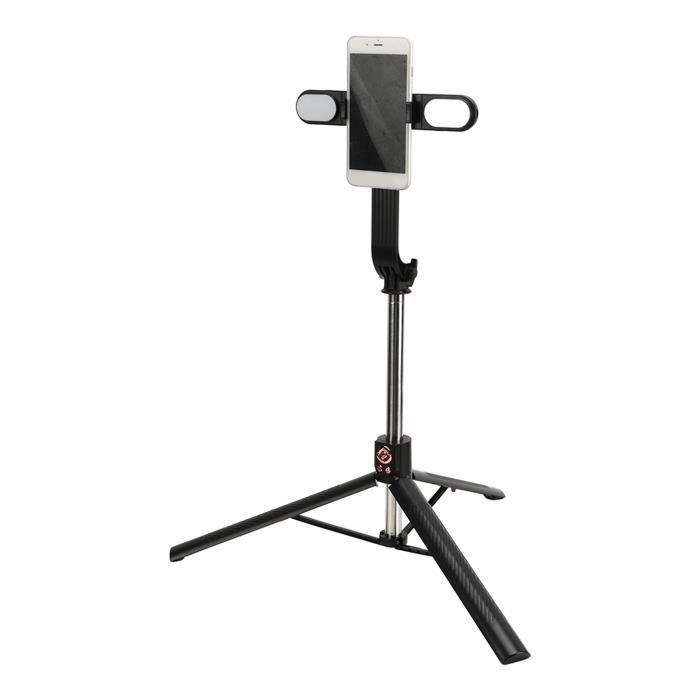 Support De Table 4smarts Pour Perche à Selfie - Gris, Avec Câble USB-C Intégré 110 Cm, Charge Et Synchronisation