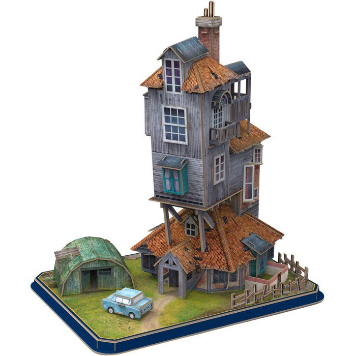 Puzzle 3D - Le Terrier Maison des Weasley - EXPLORA - 540309 - Licence Harry Potter - Dès 8 ans