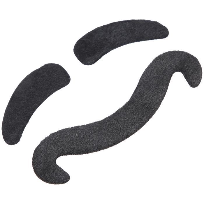 Kit Fausse Barbe Et Sourcils En Peluche - Accessoire Cosplay Déguisement Pour Fêtes (Halloween, Carnaval) - 1