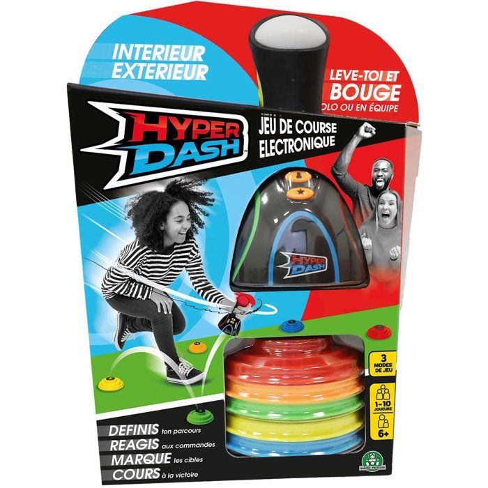 HYPER DASH Hyper Dash Jeu de courses et réflexes Intérieur et extérieur Solo ou Multijoueurs Pour les enfants à partir de HYP00 - vue 1
