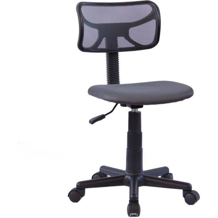 Relaxdays Chaise de bureau hauteur réglable pivotant pour enfant charge max 90 kg HxLxP Bleu 102 x 55 x 55 cm 