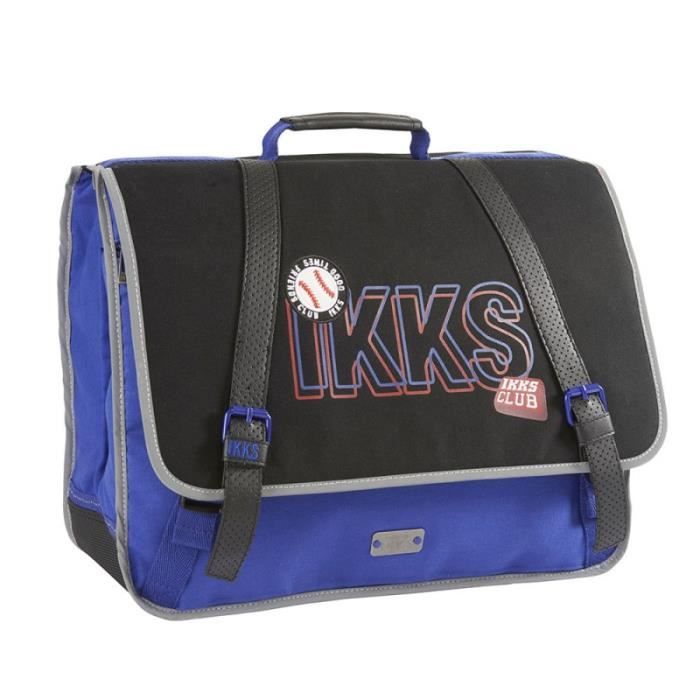 Cartable IKKS 41 cm Stranger College bleu noir Bleu Cdiscount