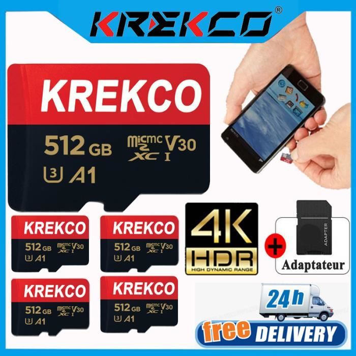 512Go Carte Micro SD Carte Mémoire Micro SD 512Go Classe 10 Carte Memoire Flash Tf T Haute Vitesse Pour Telephones Android Fiche Technique Et Prix Au Maroc