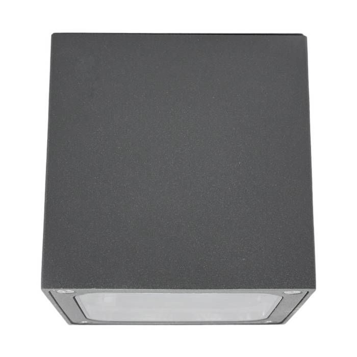Plafonnier extérieur ampoules LED - Lucande - luminaire de plafond extérieur - - 12 x 12 x 12 cm - gris foncé transparent Plafonnier extérieur ampoules LED - Lucande - luminaire de plafond extérieur - - 12 x 12 x 12 cm - gris foncé transparent