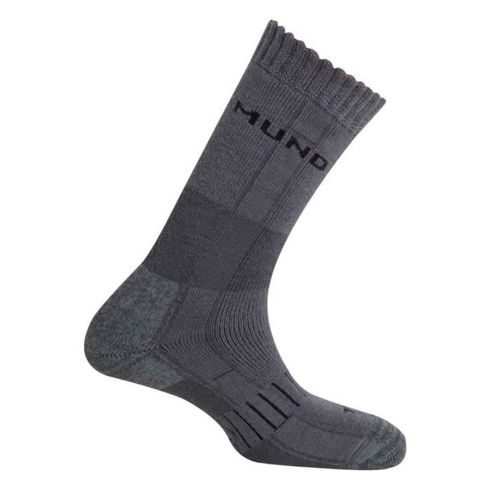 Chaussettes Mund Socks Himalaya Wool Merino Thermolite pour homme - Gris