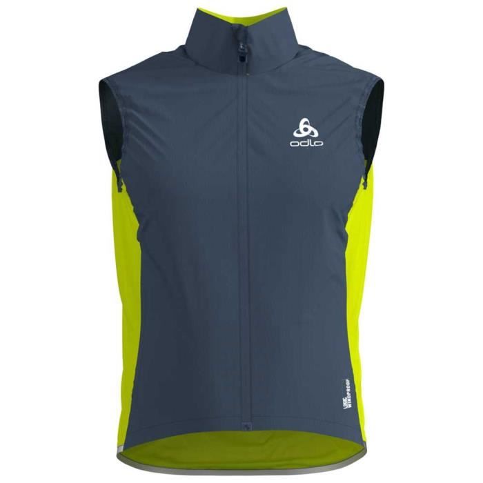 Gilet sans manches Odlo Zeroweight pour homme protection thermique et confort sur selle Bleu Cdiscount Pret a Porter