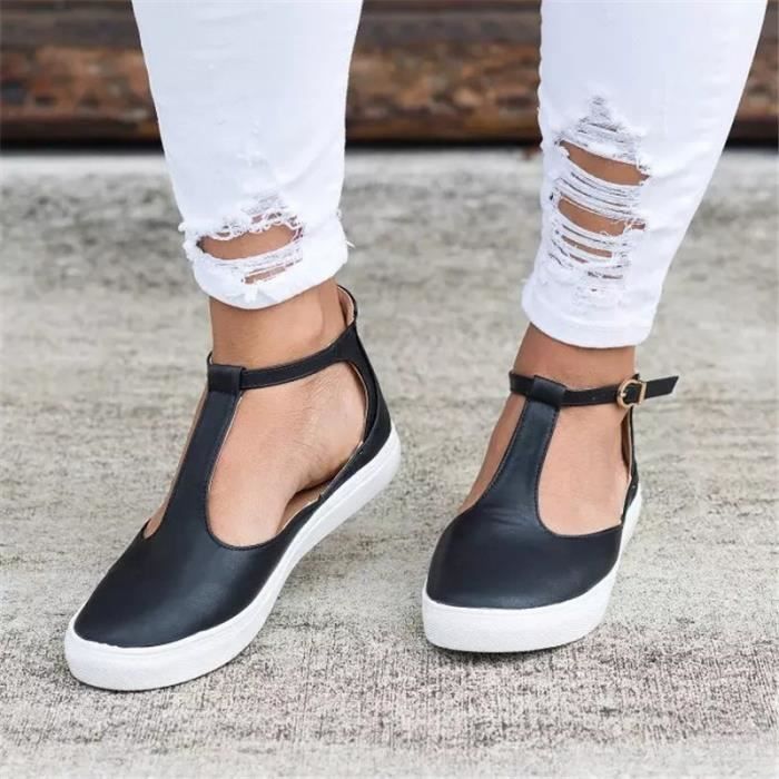 chaussure plate ete femme