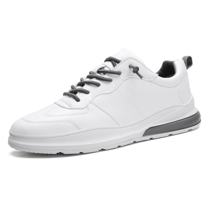 Baskets Homme Chaussure Hiver Jogging Sport Ultra Leger Respirant Chaussures Blanc Cdiscount Chaussures