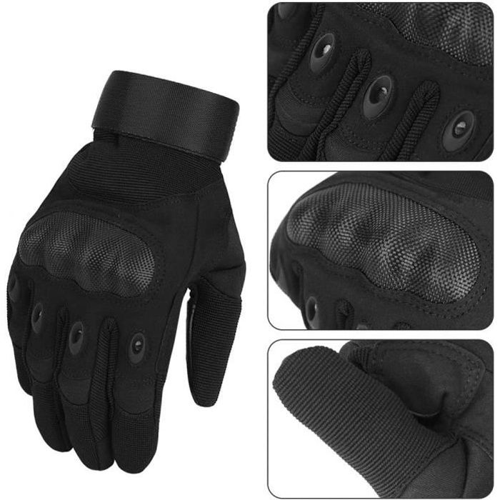 Gants De Moto, Gants à Écran Tactile Plein Doigt Pour La Chasse Motocross Et Autres Sports