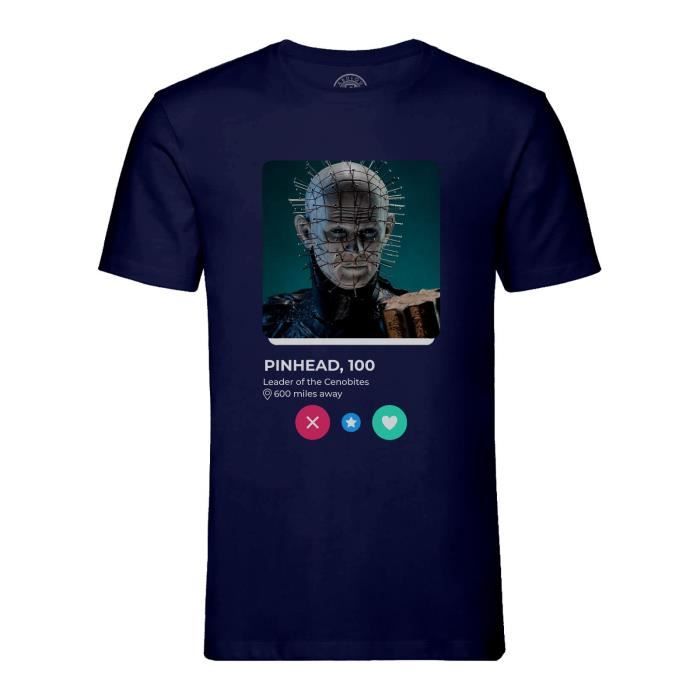 T-shirt col rond en jersey de coton pima uni pour homme-BLEU MARINE - Lacroix espace boutique inc