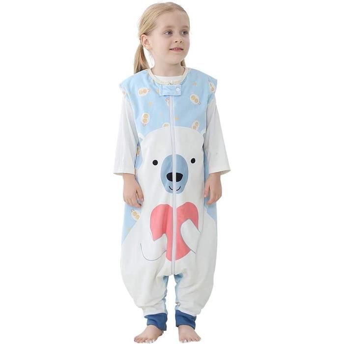 Gigoteuse Avec Pieds TMEOG - Pyjama Bébé 1-6 Ans - Turbulette Chaude Et Douce