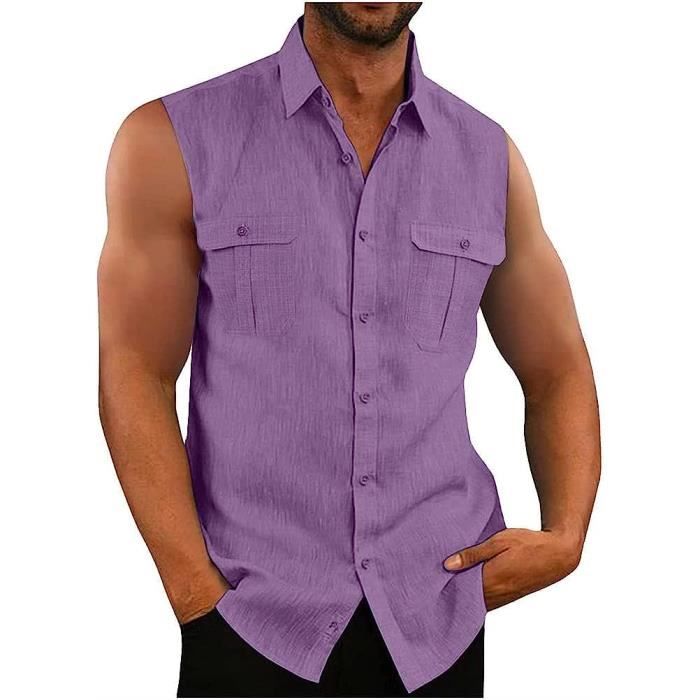 Chemise homme sans manche shop