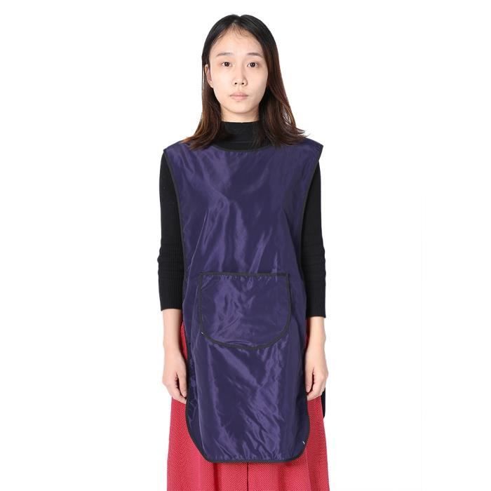 Cape De Coupe Cheveux à Faire Soi-Même – Pour Salon à Domicile – Taille Adulte, Gris – Neuf