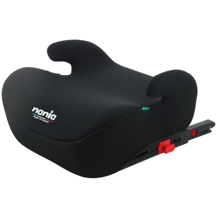 Siège auto réhausseur - NANIA - Bubblefix - Groupe 3 - Isofix - I-Size - 126-150 cm - Noir