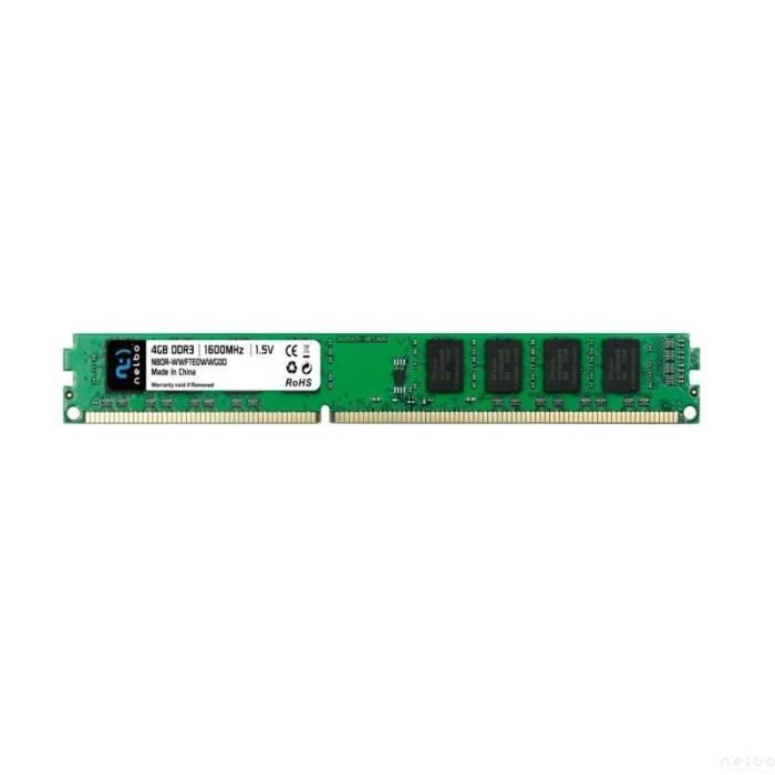 Barrette Mémoire SODIMM Team Group 4 Go DDR3L / 1600 MHz