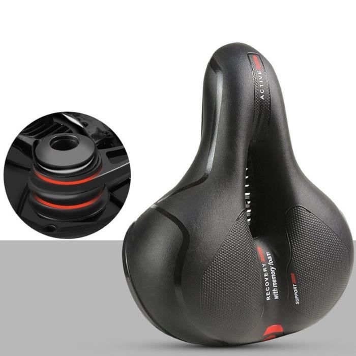 Housse De Selle Vélo Bell Gel Core - Antidérapante, Absorbant Les Chocs, Noir