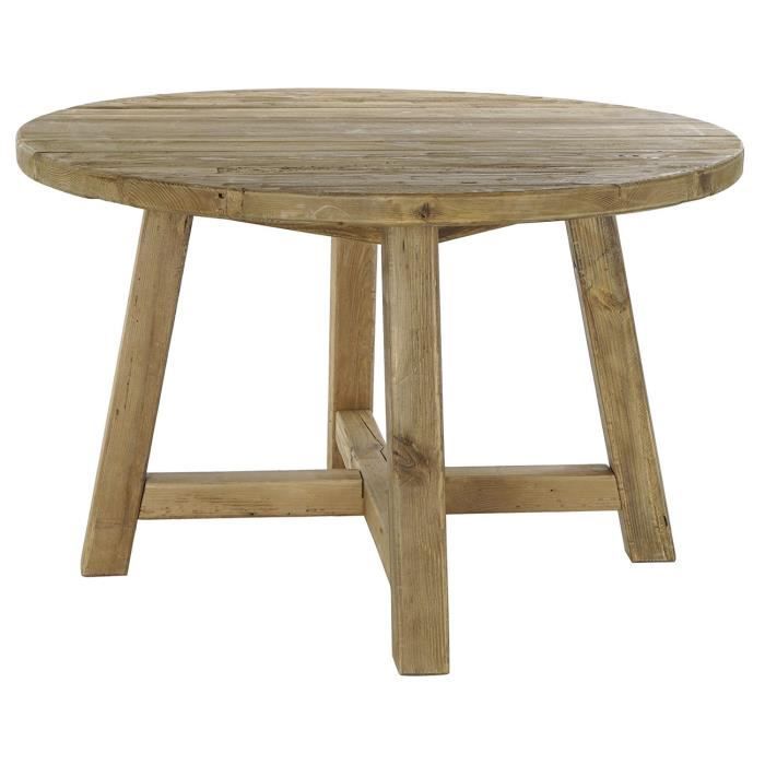 Table Ronde En Pin