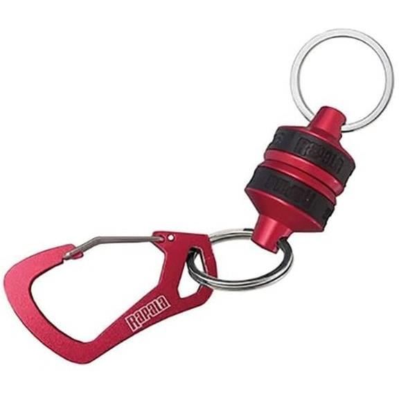 Agrafe - RAPALA - RA0118005 - Clip magnétique très solide - Ouverture une main - Rouge