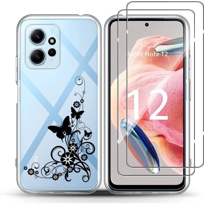 Coque Phoona Pour Xiaomi Redmi A5 4G - Étui TPU Souple Ultra Fin + 2 Protections Écran En Verre Trempé